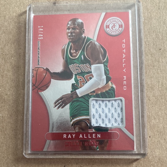 Basketball Card, Ray Allen, Miami Heat, - Picture 3 of 3